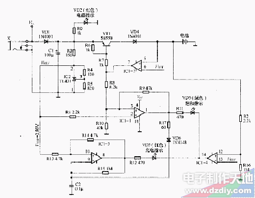 用lm324制作的充电器lm324batterycharger