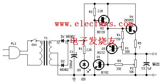 7v-24v连续可调,并且可以实现50ma-2a可调整的电流限制.