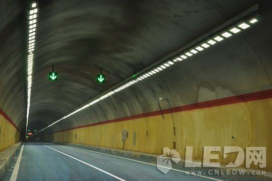 赣最长公路隧道照明工程竣工全部使用led产品