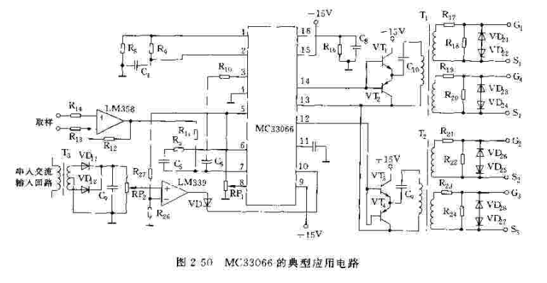 技术资料 电路图 电源电路 简介mc33066芯片及其应用    mc33066引脚