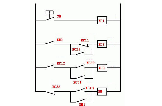 中间继电器的原理图