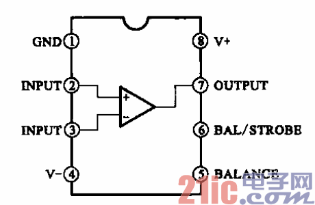 lm311引脚功能及排列