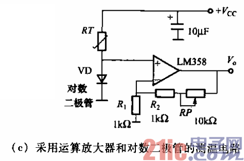 热敏电阻的基本应用电路c