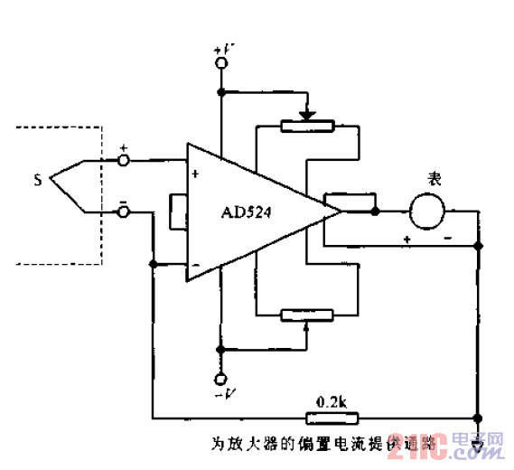 环境基准的热电偶测温电路