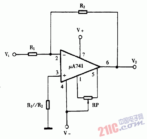 ua741典型应用电路电路图