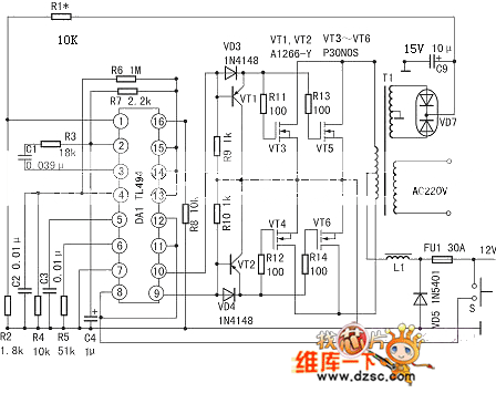 自动稳压逆变器电路图