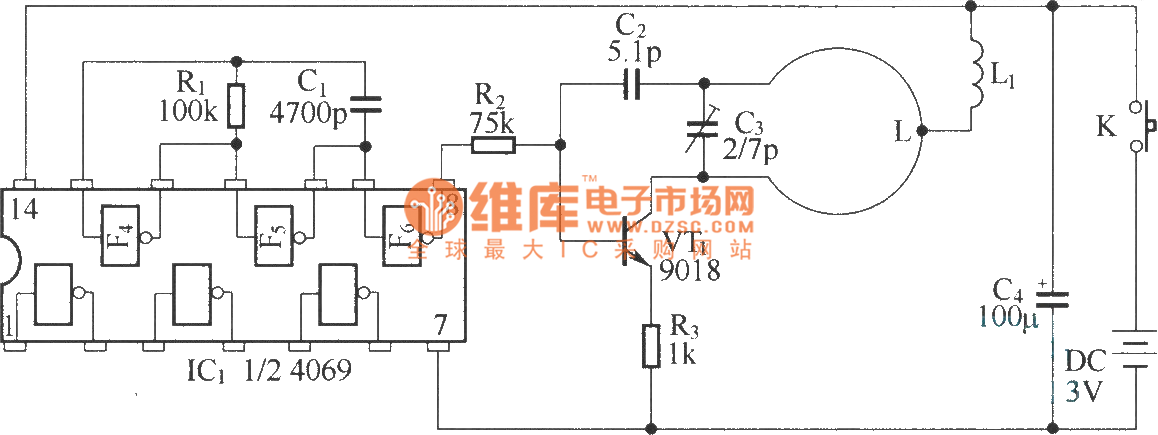 接收器原理图如下所示