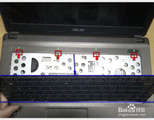 华硕笔记本x84h详细拆机图解演示清灰过程硬件教程