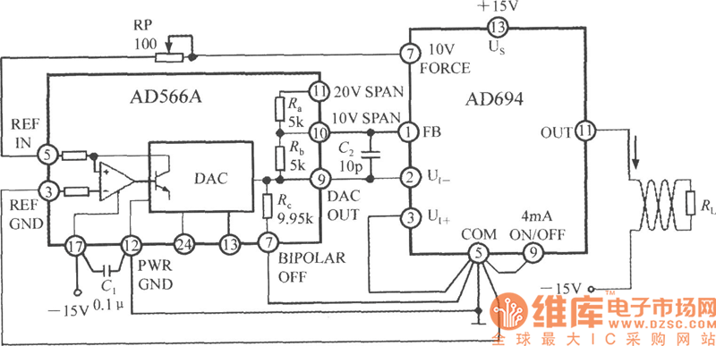 反射光强度的检测电路(cd4052b,cd4011b)电路图
