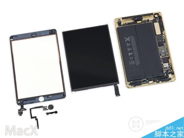 ipadmini3拆解ifixit拆解苹果ipadmini3维修难度大硬件教程