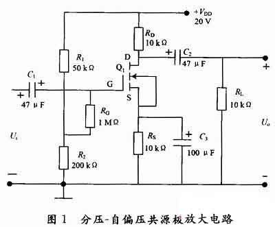 关于分压自偏压共源放大电路的仿真研究模拟技术