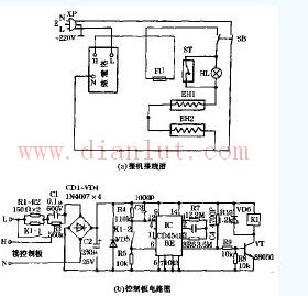 神奇牌qpfb-10台式蒸汽电熨斗电路