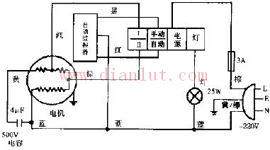 小天鹅cxw-230-99b单轮型抽油烟机电路原理图