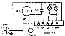 美怡牌cxw-135-15千翼涡轮式自动监控抽油烟机电路原理图