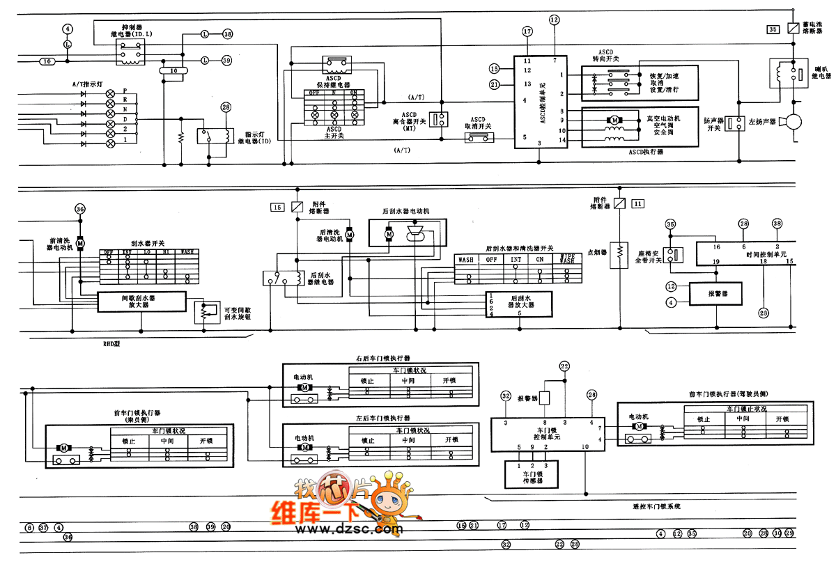 风神蓝鸟eq7200-Ⅱ型轿车eccs电路图(四)