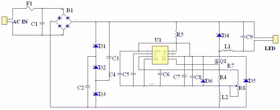 15w led日光灯恒流驱动方案设计