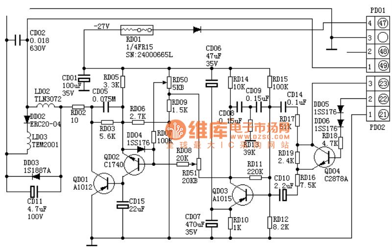 东芝2500xh枕校电路图