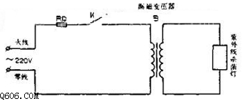 紫外线杀菌灯接线方法电路图