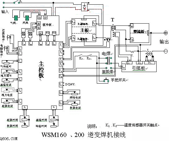 220v焊机接线电路图