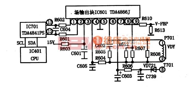 tda4866j集成块的典型应用电路图