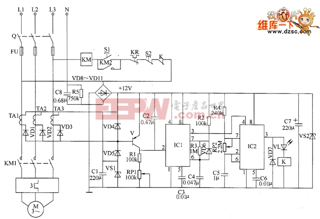 电动机保护器电路图十七