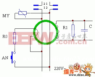 漏电保护器中的过压保护电路图