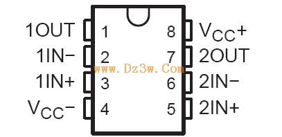 运放4558引脚图