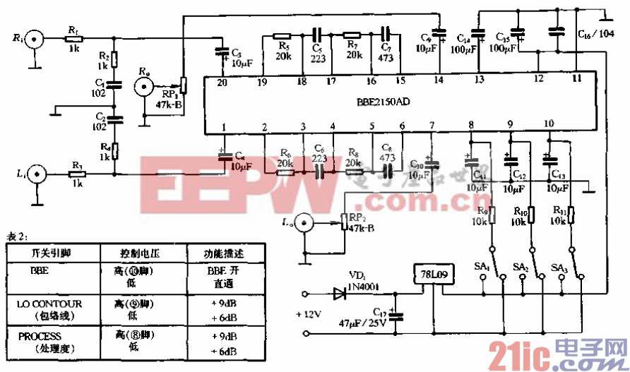 m2150ad的应用电路