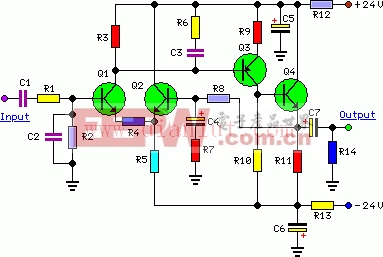 技术资料 电路图 音频电路 moduler前置放大器电路图