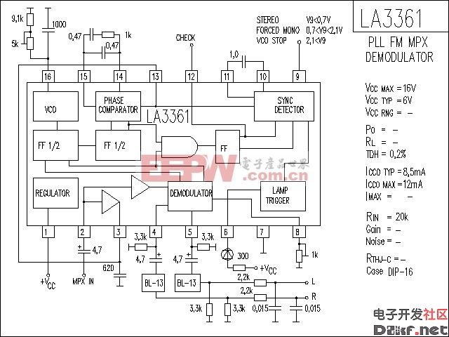 la3361音响ic电路