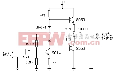 简单小功放的电路图