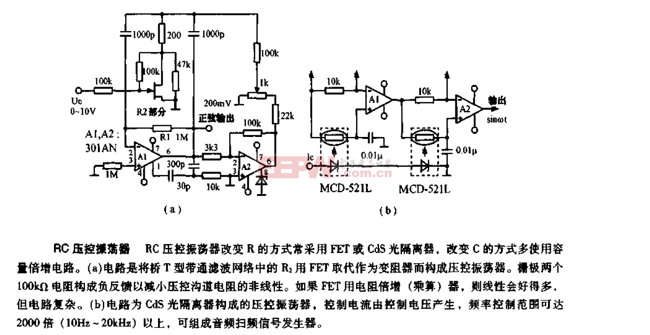 rc压控振荡电路