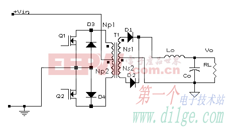 点击放大  2,电路原理  其变压器t1起隔离和传递能量的作用.