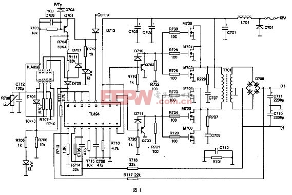 tl494汽车音响开关电源电路tl494switchingpowersupply