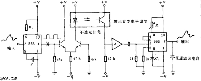 光电隔离器原理电路图