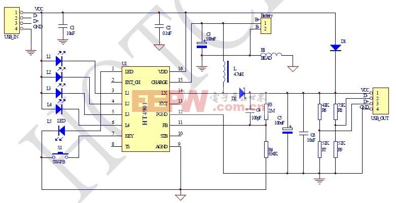 ht4901参考电路图_应用原理图