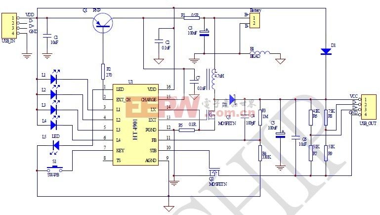 ht4901参考电路图_应用原理图