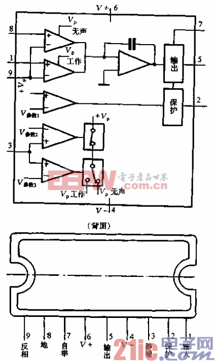 tda1514a外形与内电路