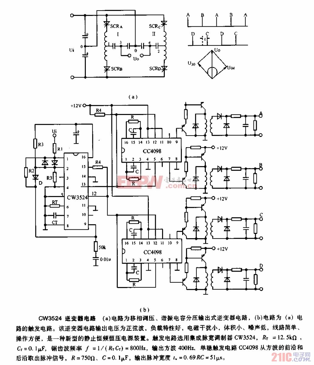 cw3524逆变器电路图