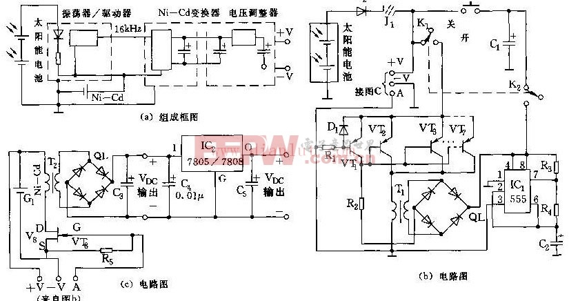 太阳能稳压电源工作原理及电路介绍