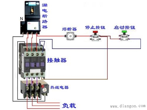 交流接触器自锁互锁电路图及作用解决方案华强电子网