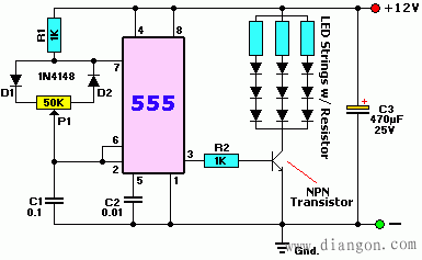 ne555应用电路图解决方案华强电子网