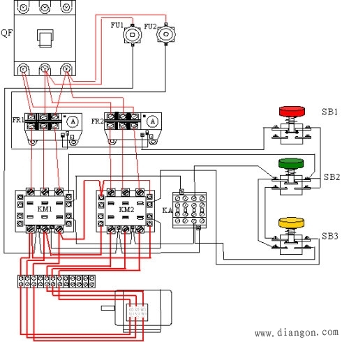 双速电动机接线图 -解决方案-华强电子网
