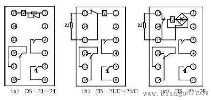 中间继电器接线图图解解决方案华强电子网