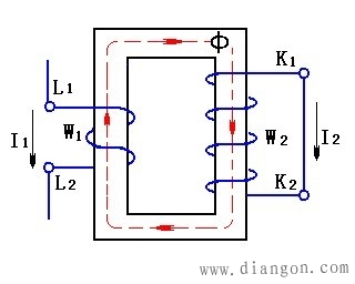电流互感器的原理图