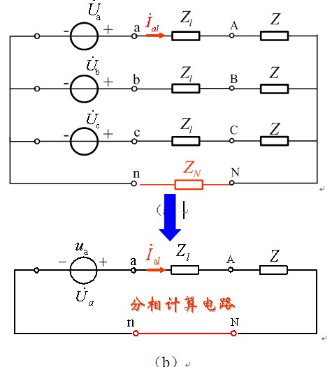 【例11-2-1 图11-2-4(a)所示对称三相电路中,电压表的读数为380v
