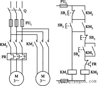 异步电动机的直接启动电路图原理分析 -解决方案-华强电子网