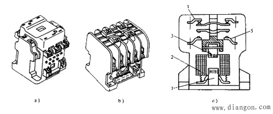 交流接触器的结构和工作原理解决方案华强电子网
