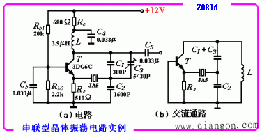 石英晶体振荡电路:串联型晶体振荡电路 -解决方案