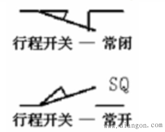 行程开关电气符号和文字符号解决方案华强电子网